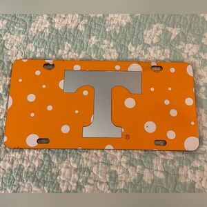 University of Tennessee license plate